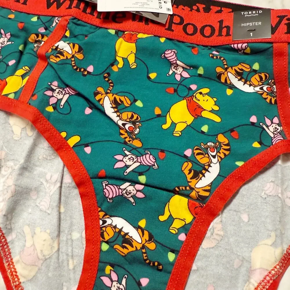 Torrid Winnie The Pooh Hipster Panties - 1X Christmas Disney Tigger Piglet
